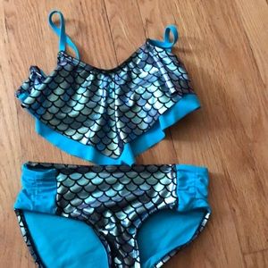 Justice girls mermaid swimsuit
